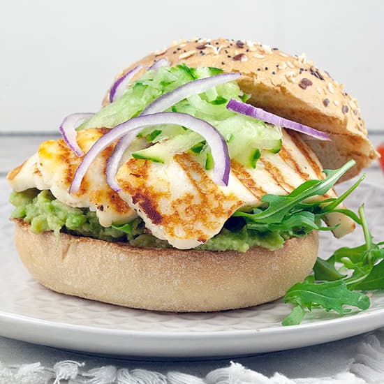 Halloumi burger