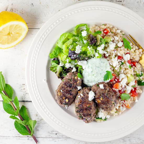 Kofta met parelcouscous