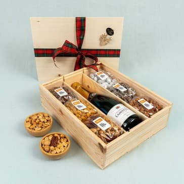 Luxe notenpakket champagne