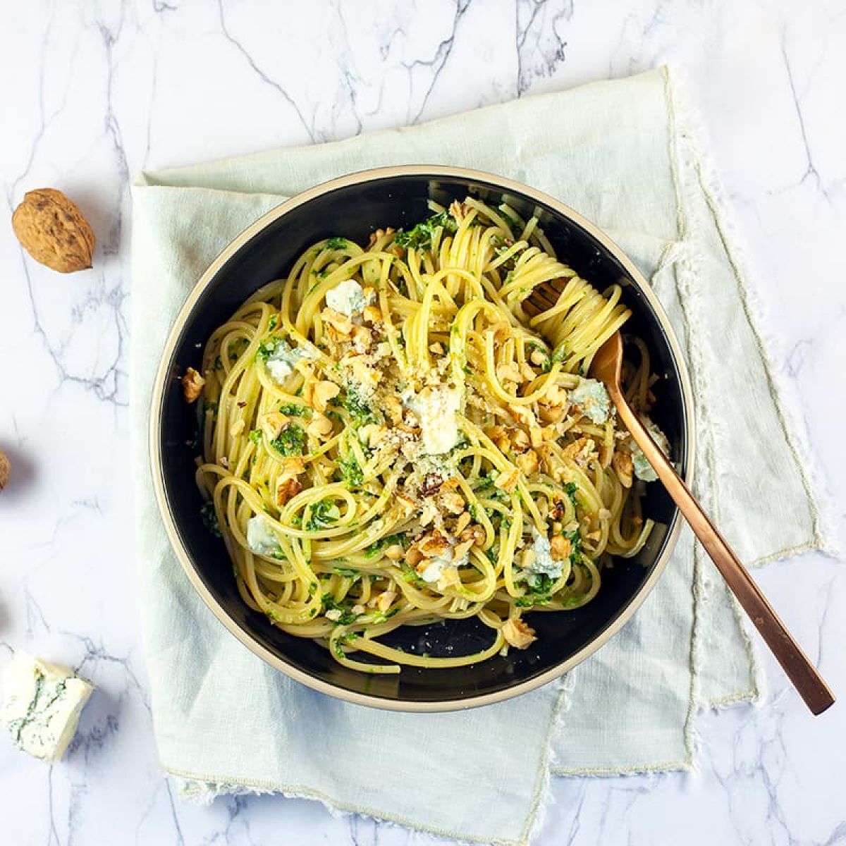 Pasta met gorgonzolasaus