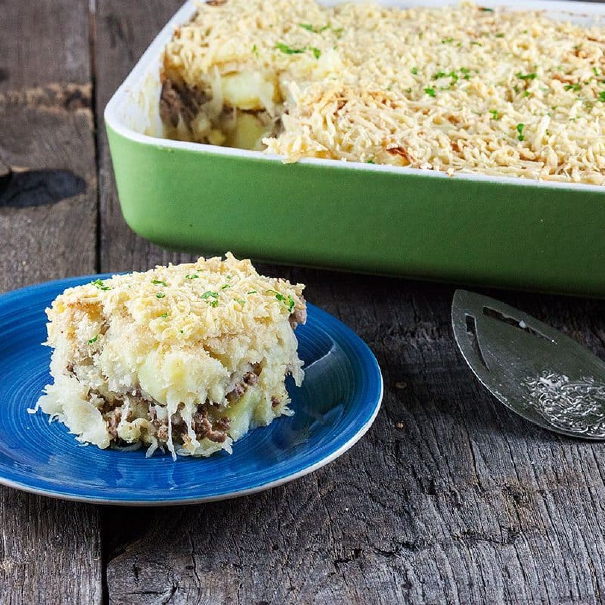 Zuurkoolstamppot ovenschotel