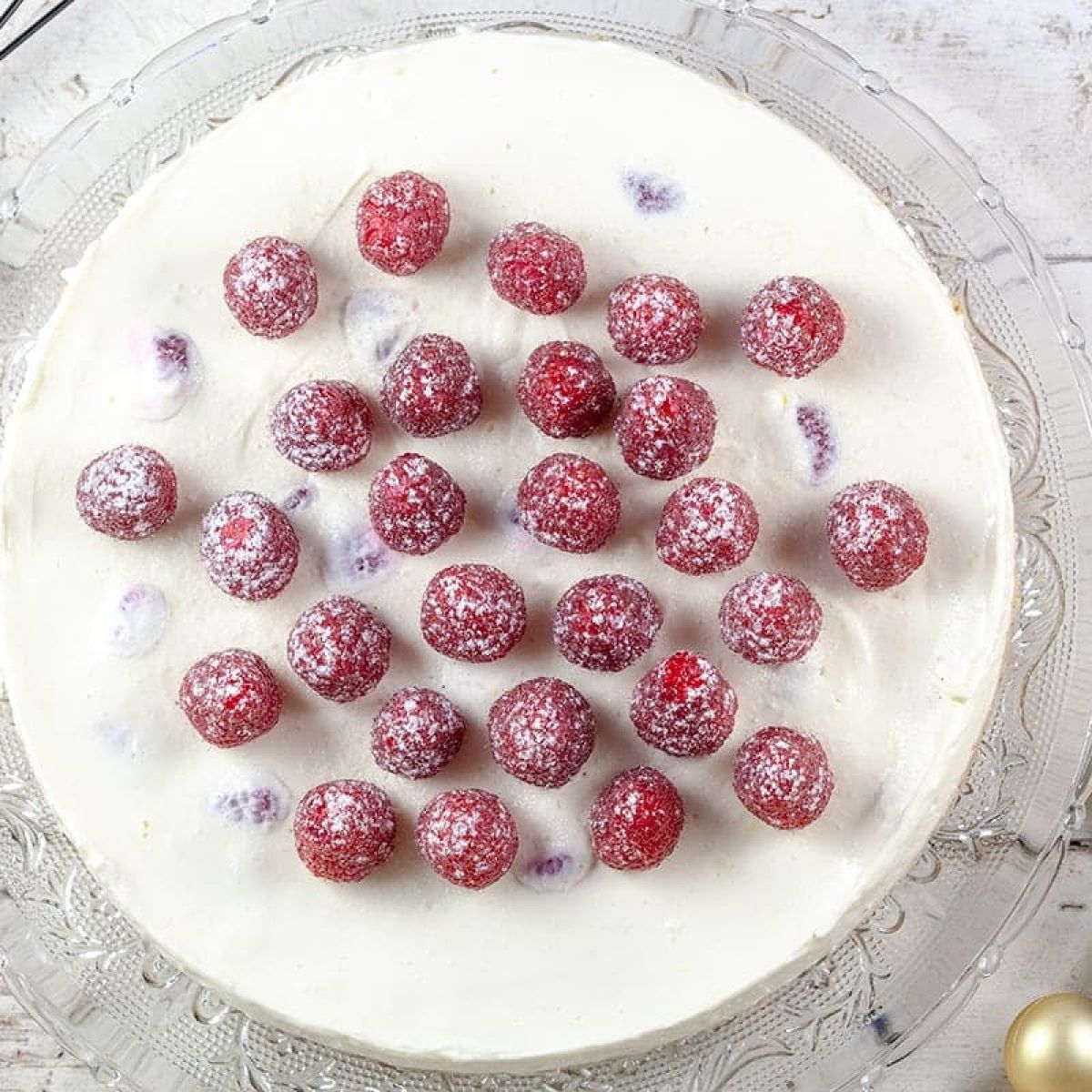 Frambozen cheesecake