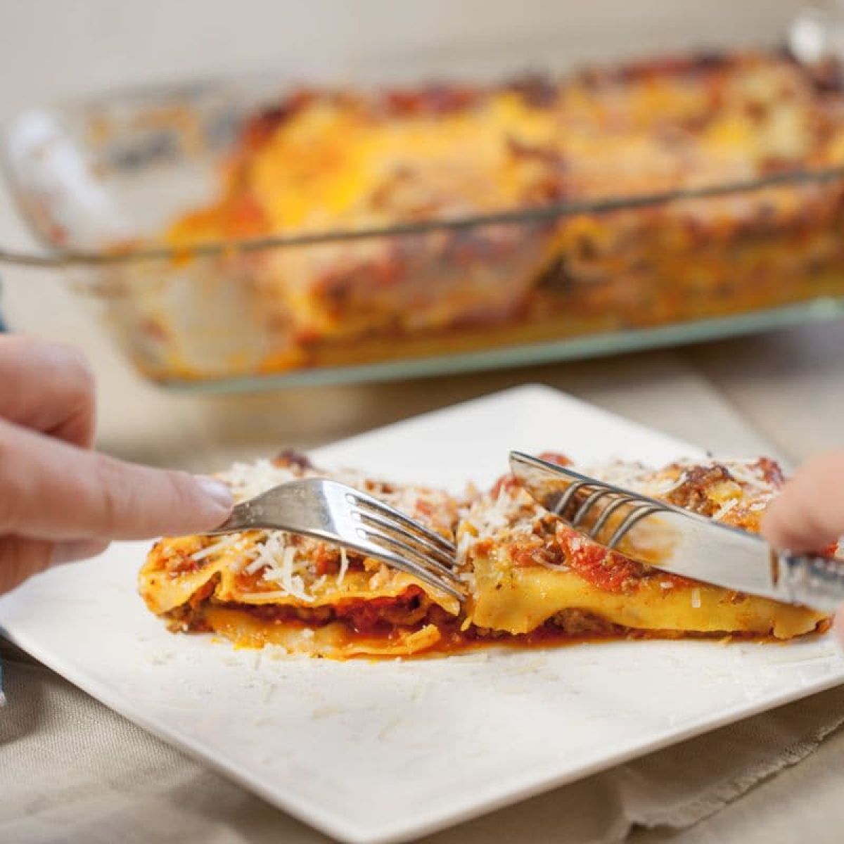 Italiaanse lasagne