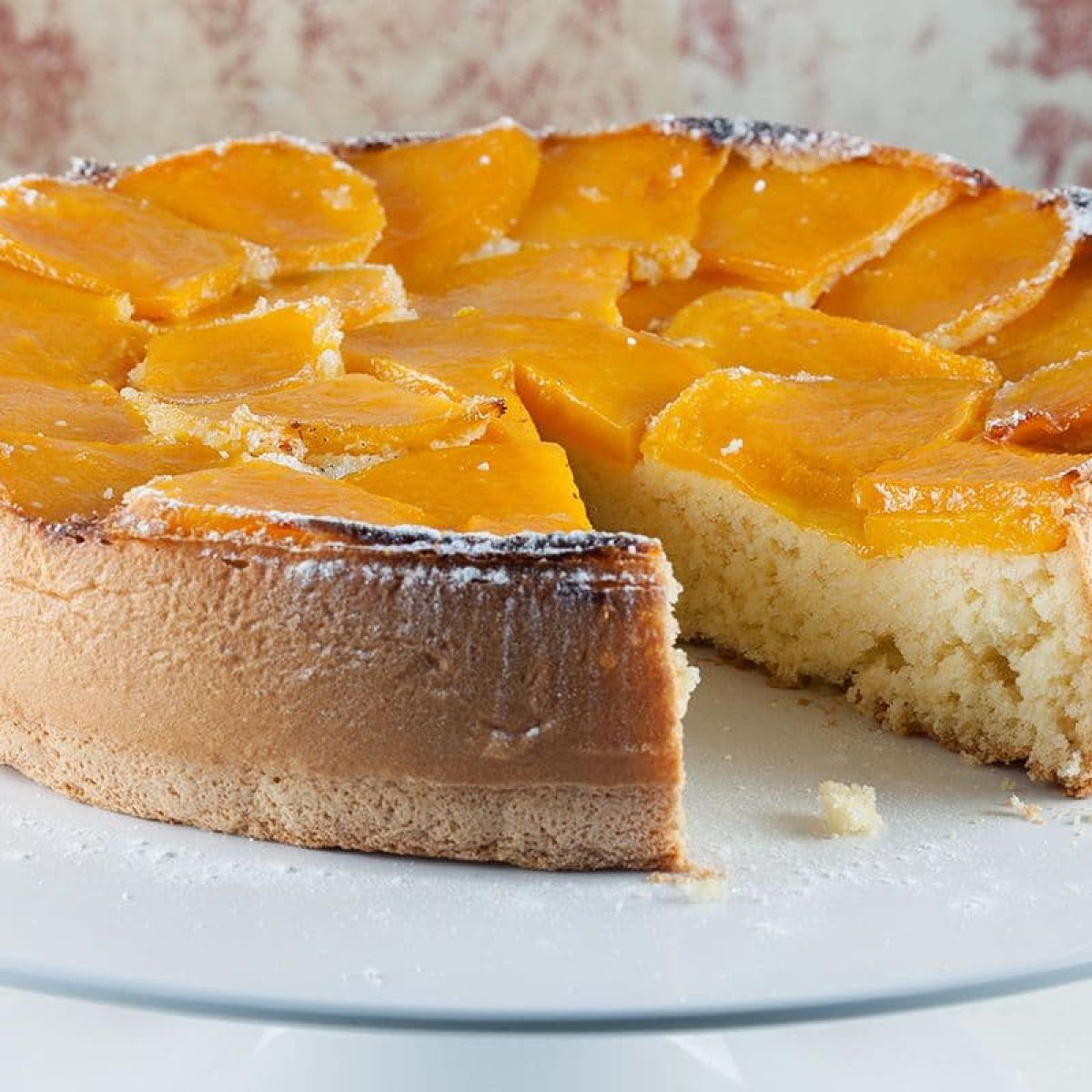 Luchtige cake met mango