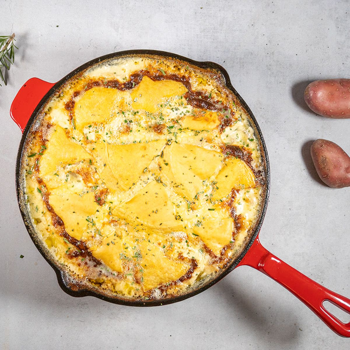 Vegetarische tartiflette