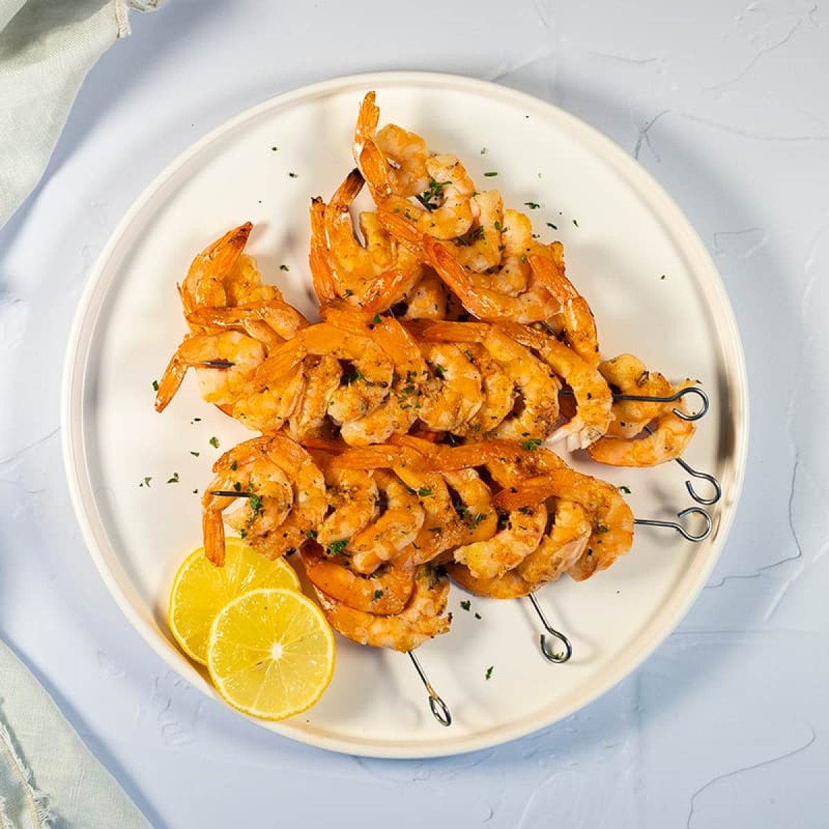 Garnalenspies van de barbecue
