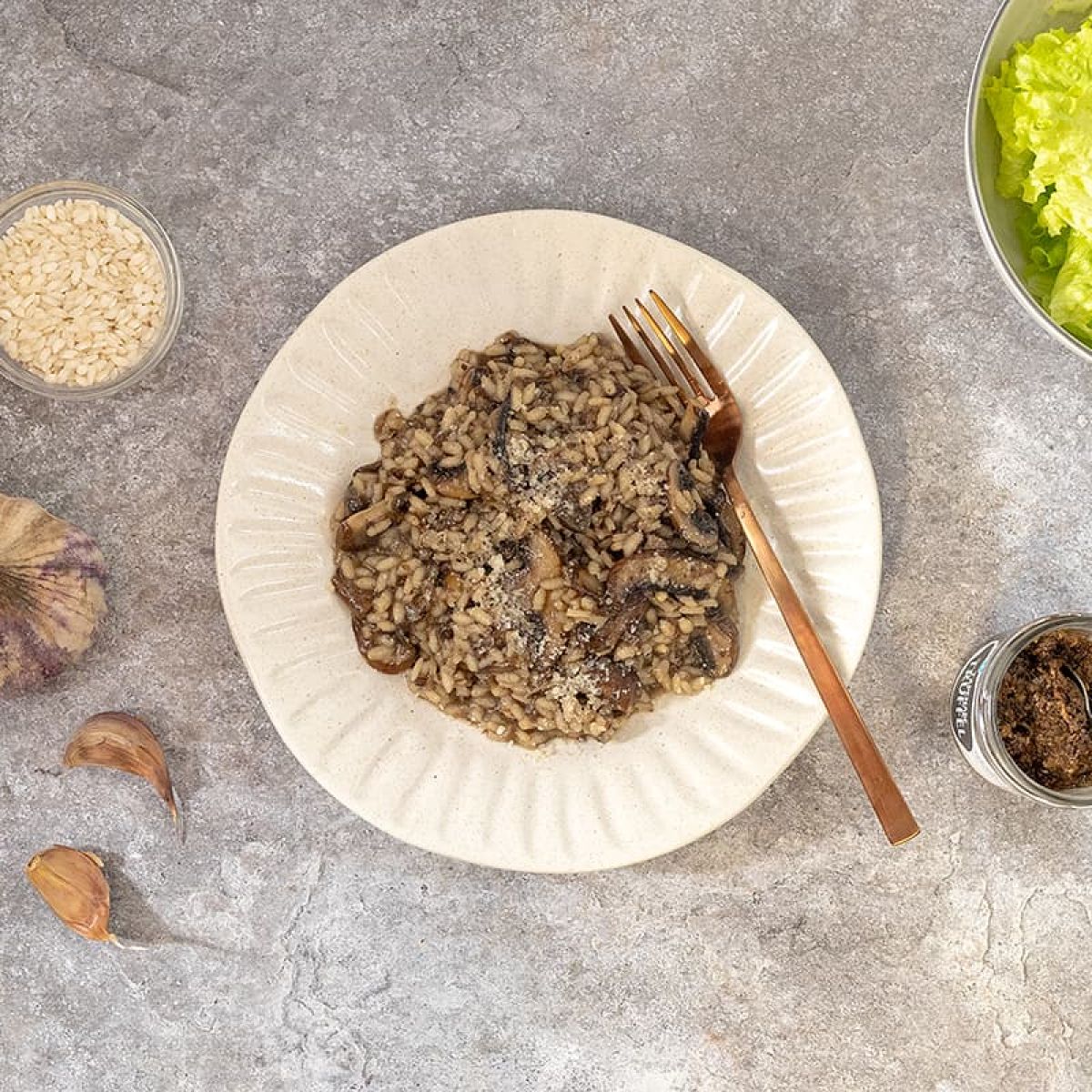 Risotto met champignons en truffel - romig en vol van smaak