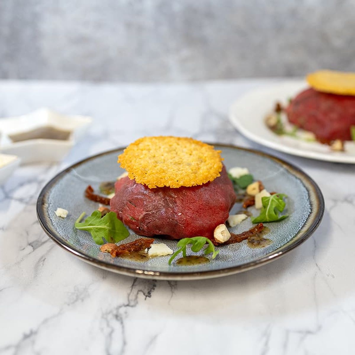 Carpaccio bonbons met truffeldressing