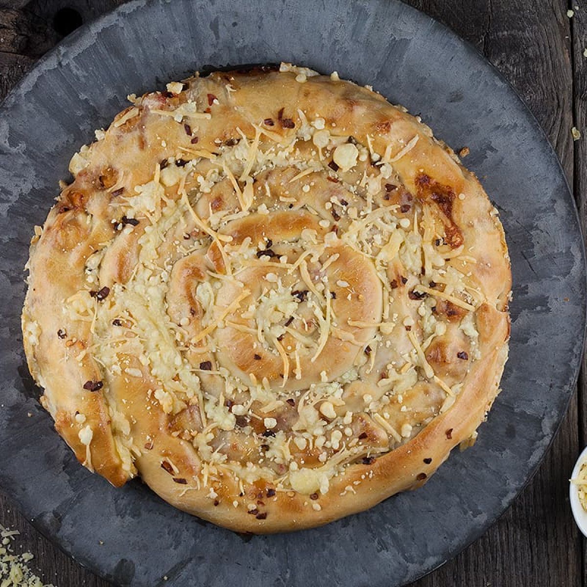 Brood mhancha met kip - Marokkaans opgerold brood
