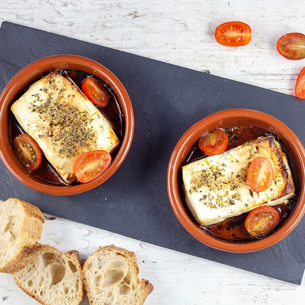 Gebakken feta uit de oven (makkelijk maar zó lekker)