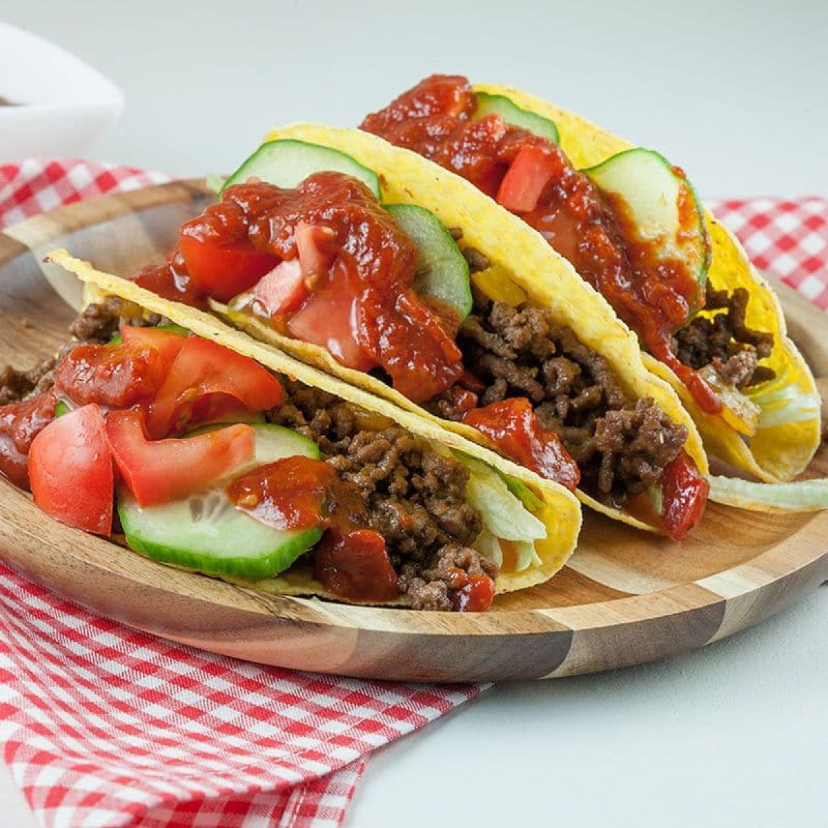 Taco schelpen met gehakt