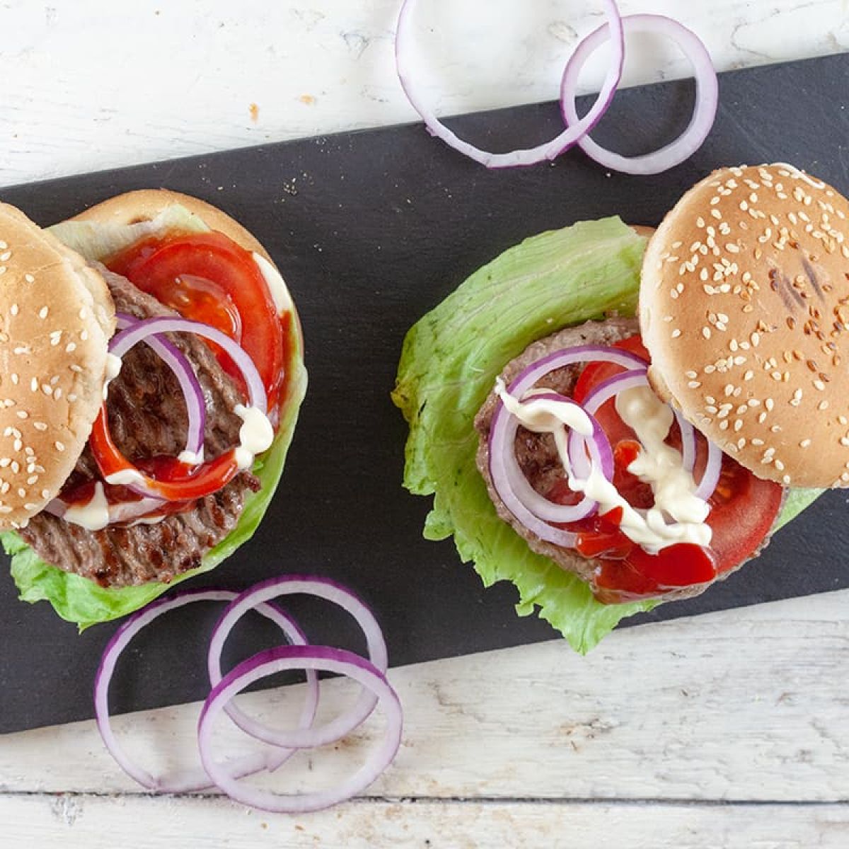 Hamburger - simpel recept