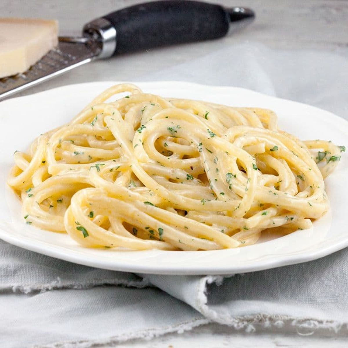 Pasta alfredo - met saus op basis van room en boter