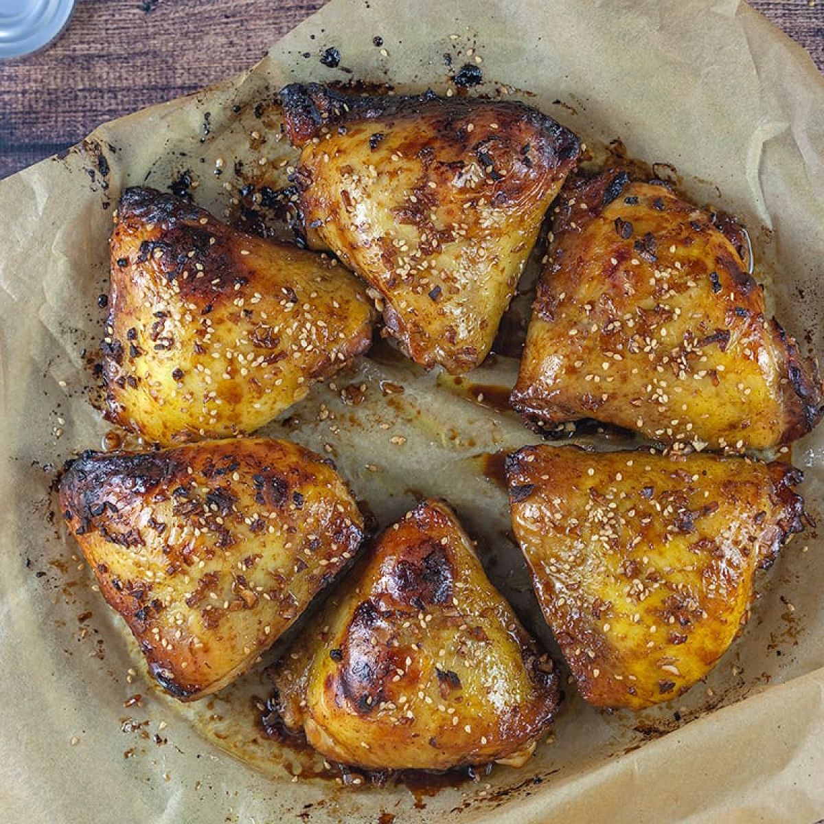 Gemarineerde kippendijen uit de oven - makkelijk recept