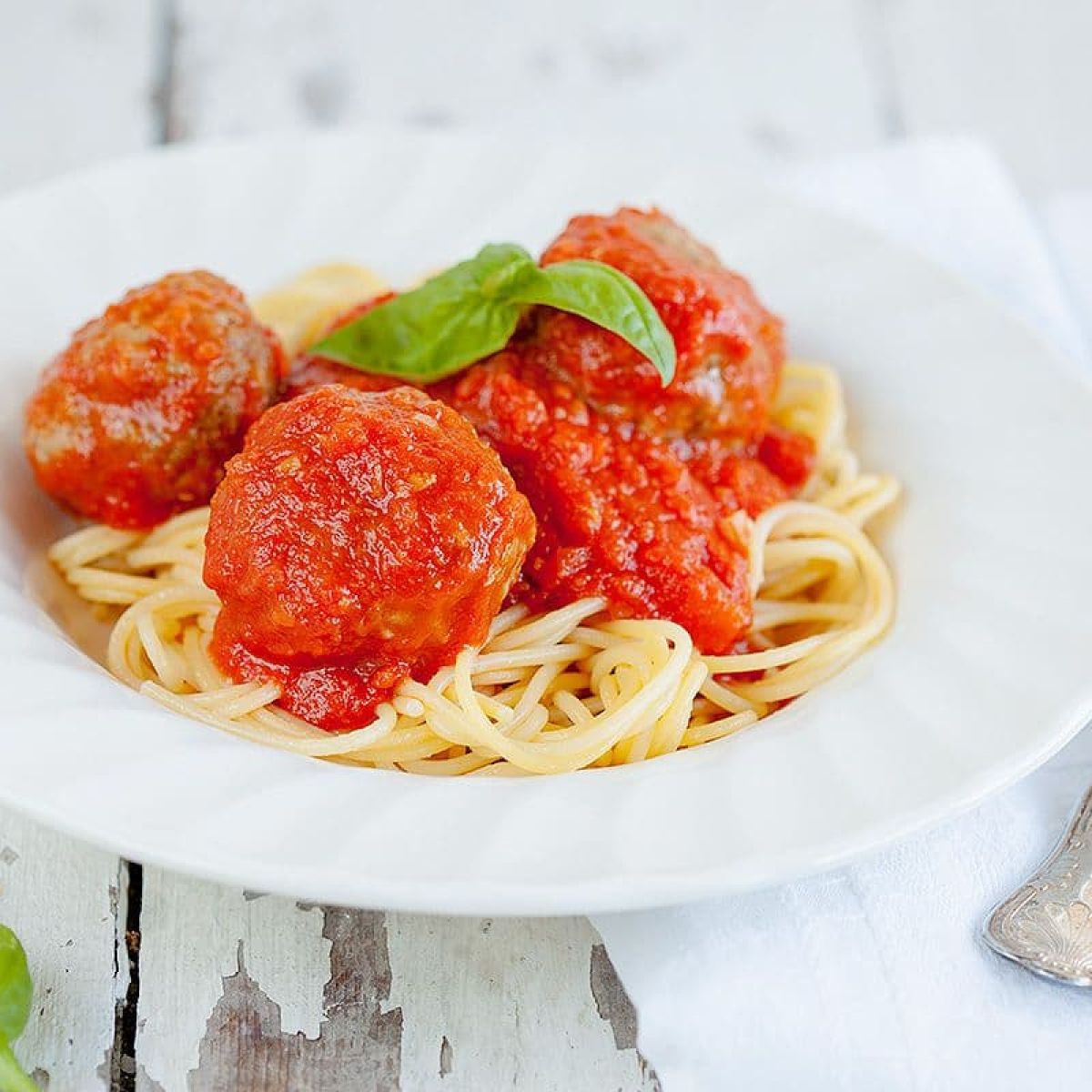 Gehaktballen gevuld met mozzarella