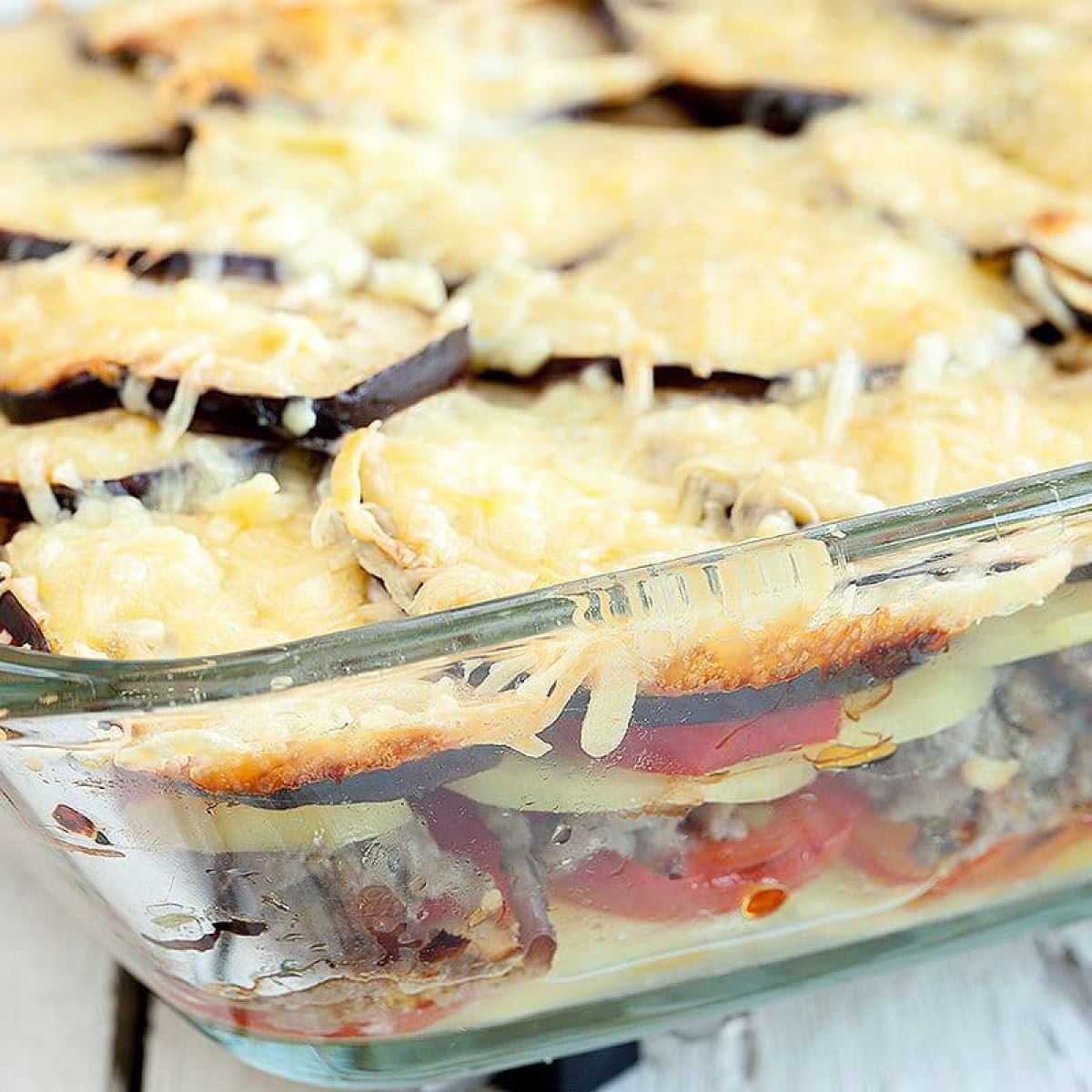 Aubergine lasagne