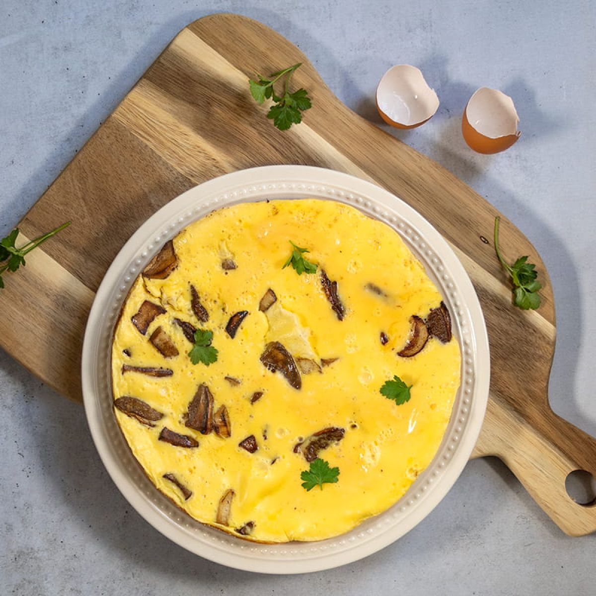 Eekhoorntjesbrood omelet
