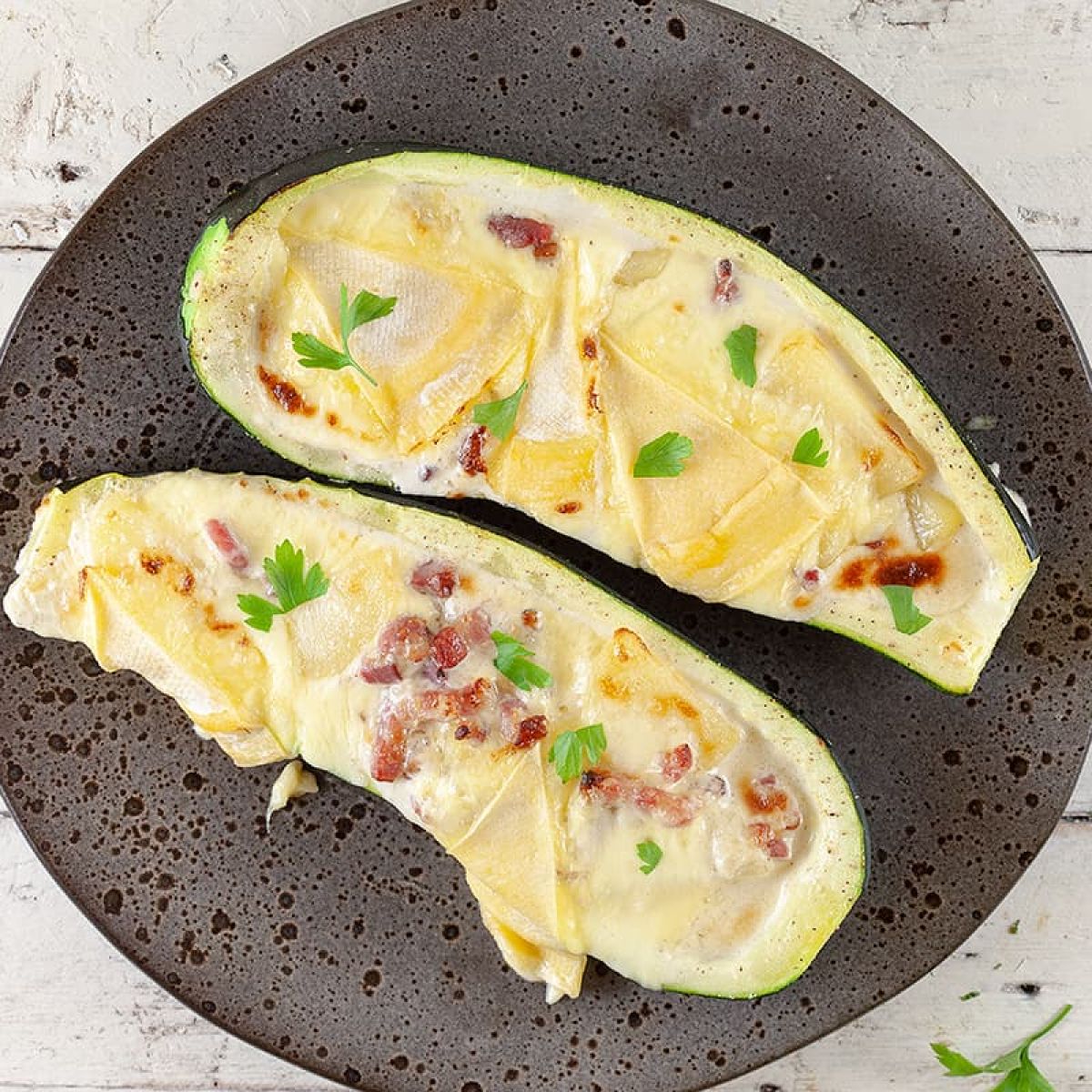 Tartiflette courgette
