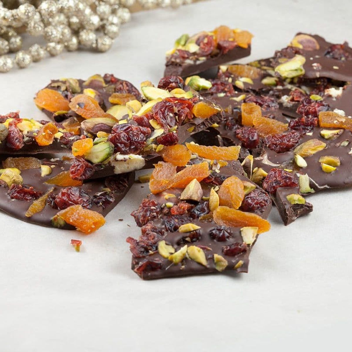 Feestelijke kerst chocolade