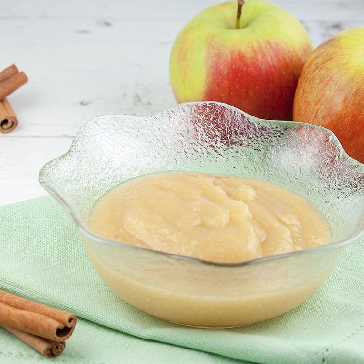 Zelfgemaakte appelmoes