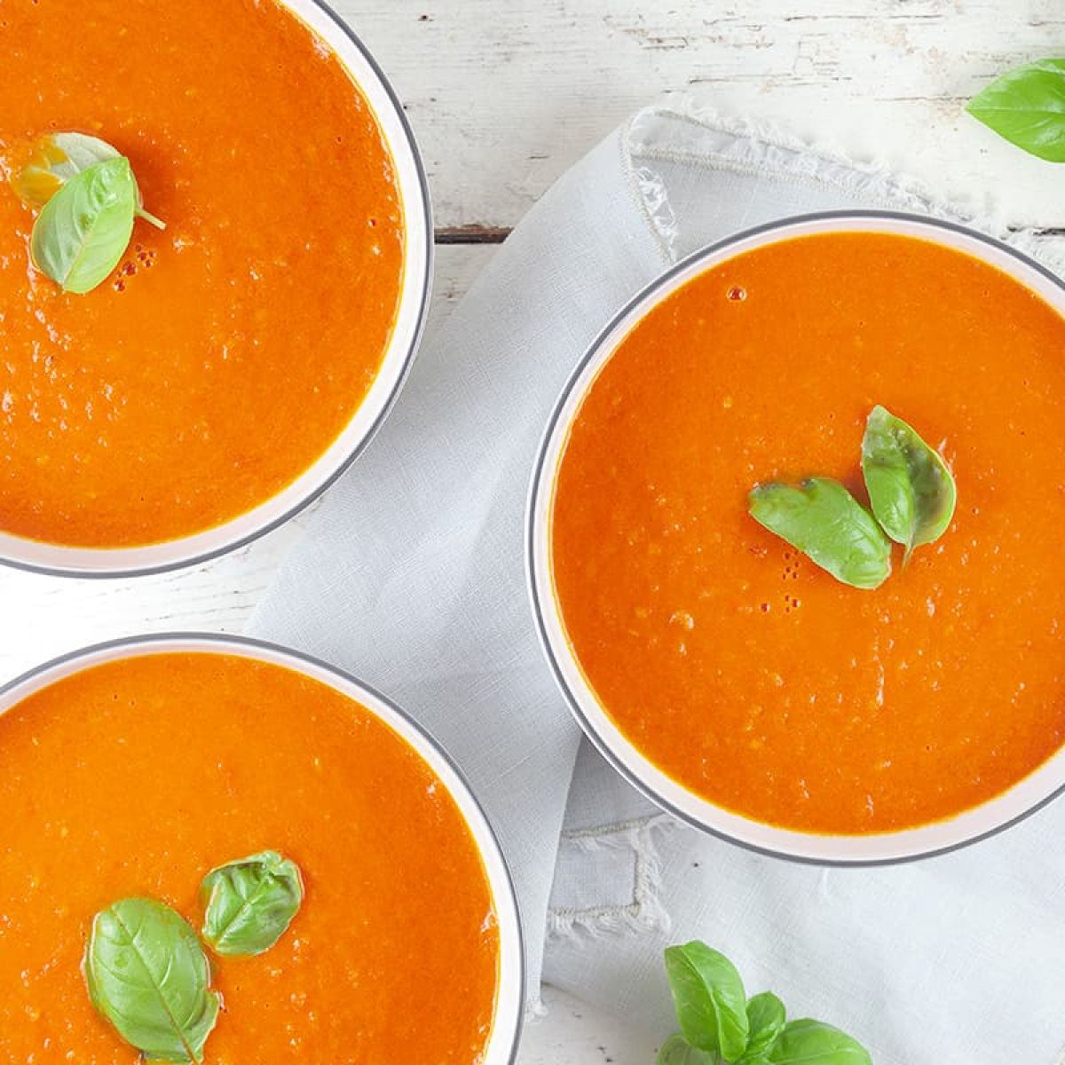 Geroosterde tomatensoep