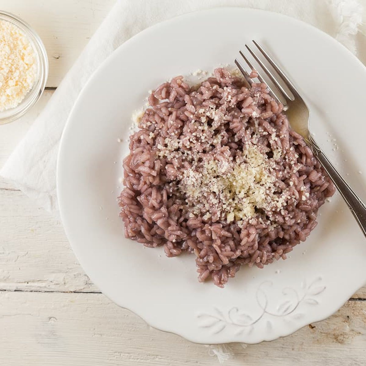 Risotto met rode wijn