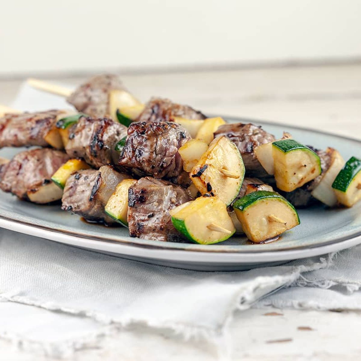 Bavette spies van de barbecue