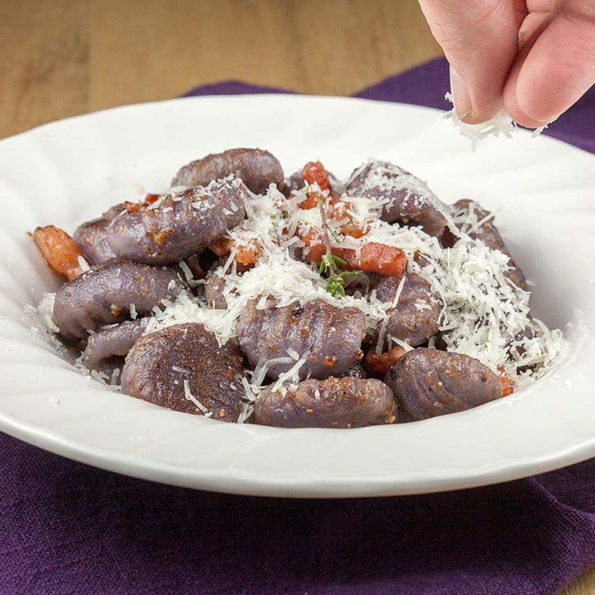 Truffelaardappel gnocchi