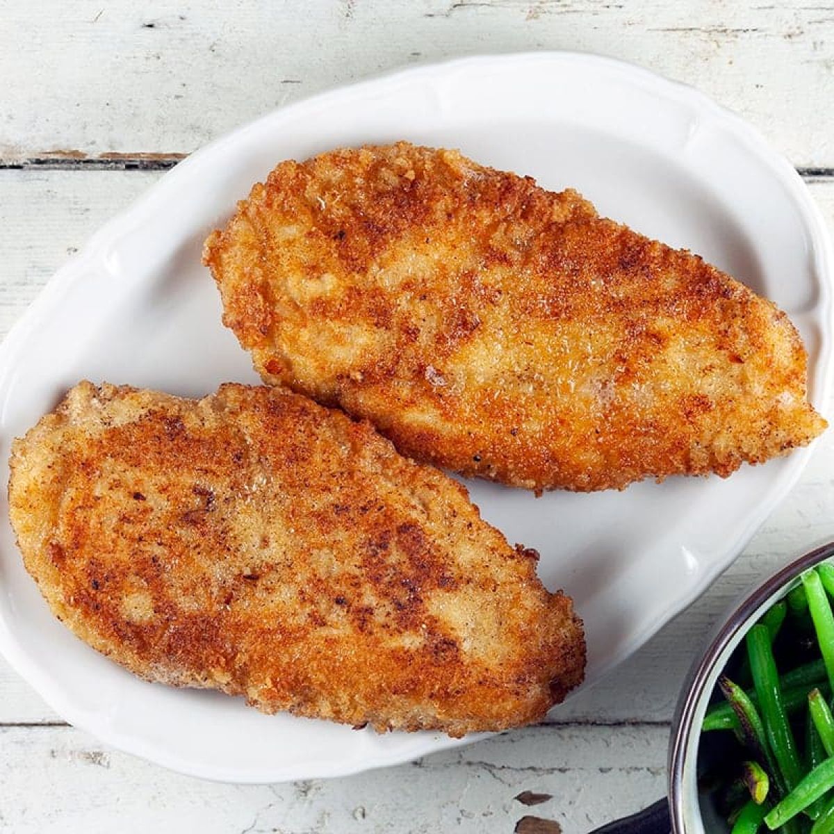 Krokante parmezaanse kip - simpel recept