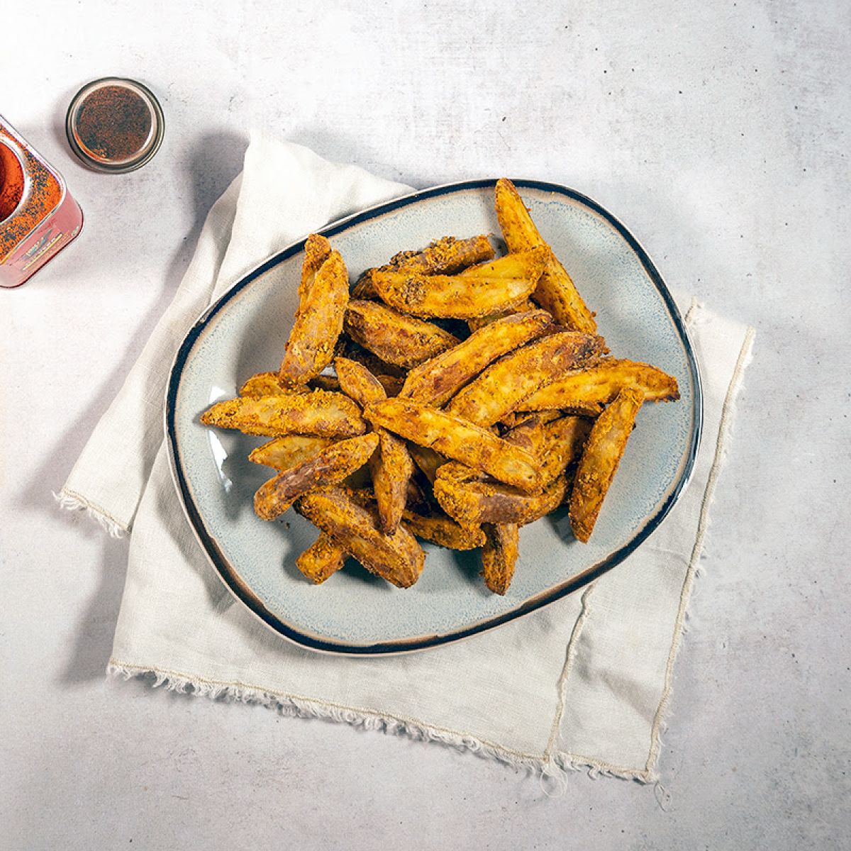 Krokante aardappel wedges