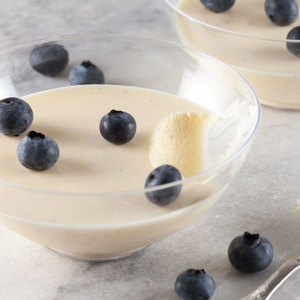 Klassieke Franse bavarois (luchtige pudding)