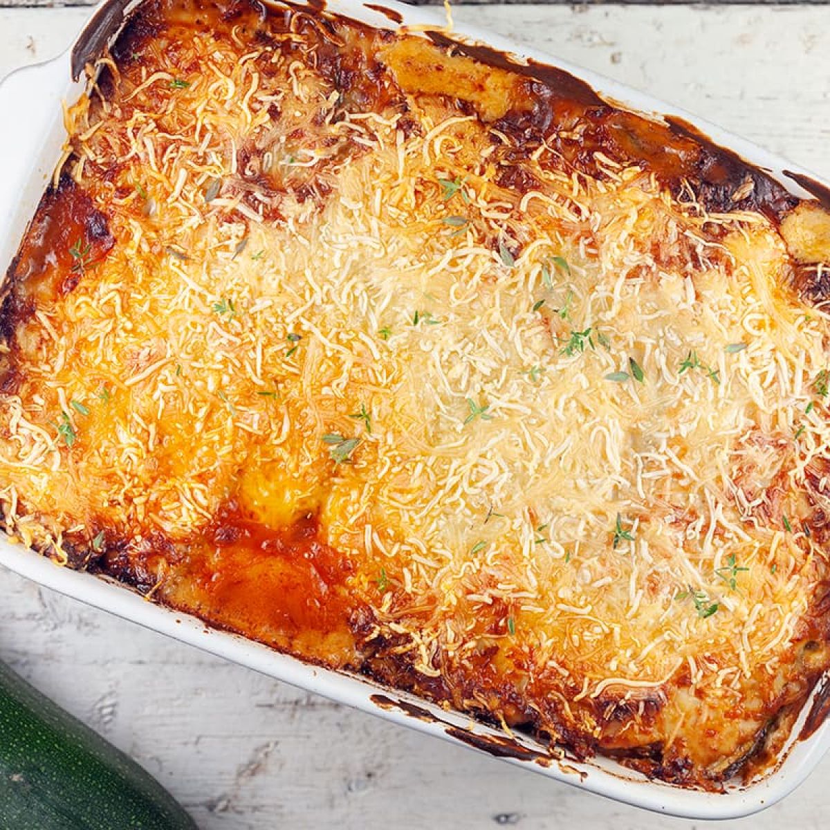 Courgette lasagne