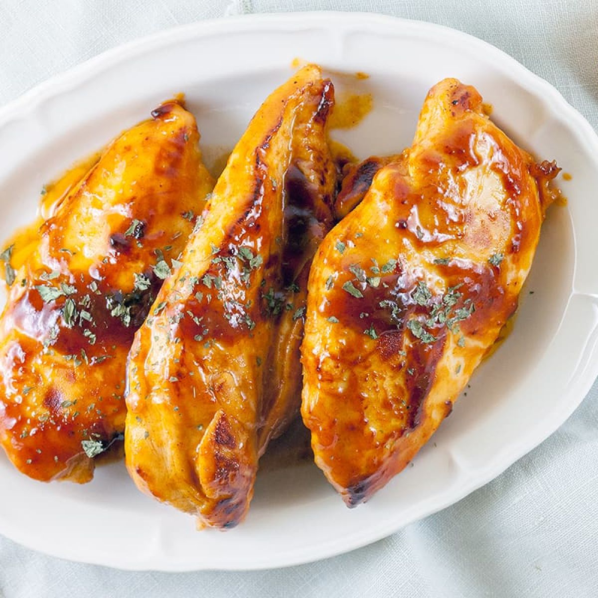 Honing-mosterd kip met lekkere sticky saus