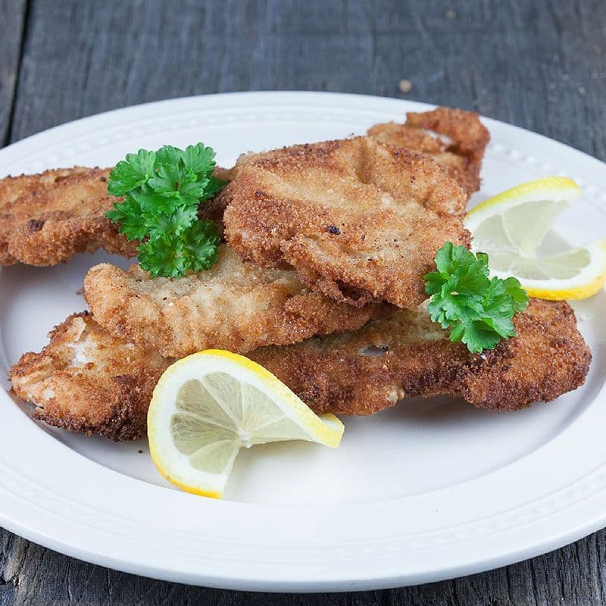 Traditionele Duitse schnitzel