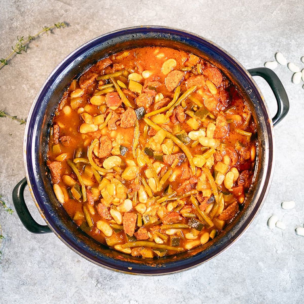 Bonenstoof met chorizo