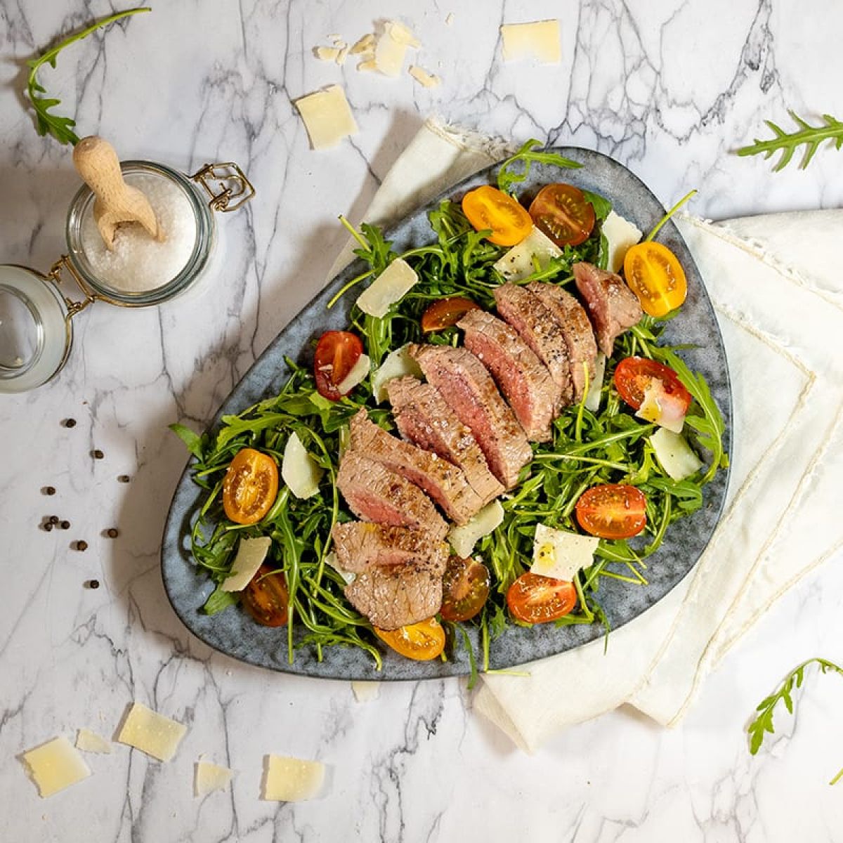 Tagliata - Italiaanse biefstuksalade