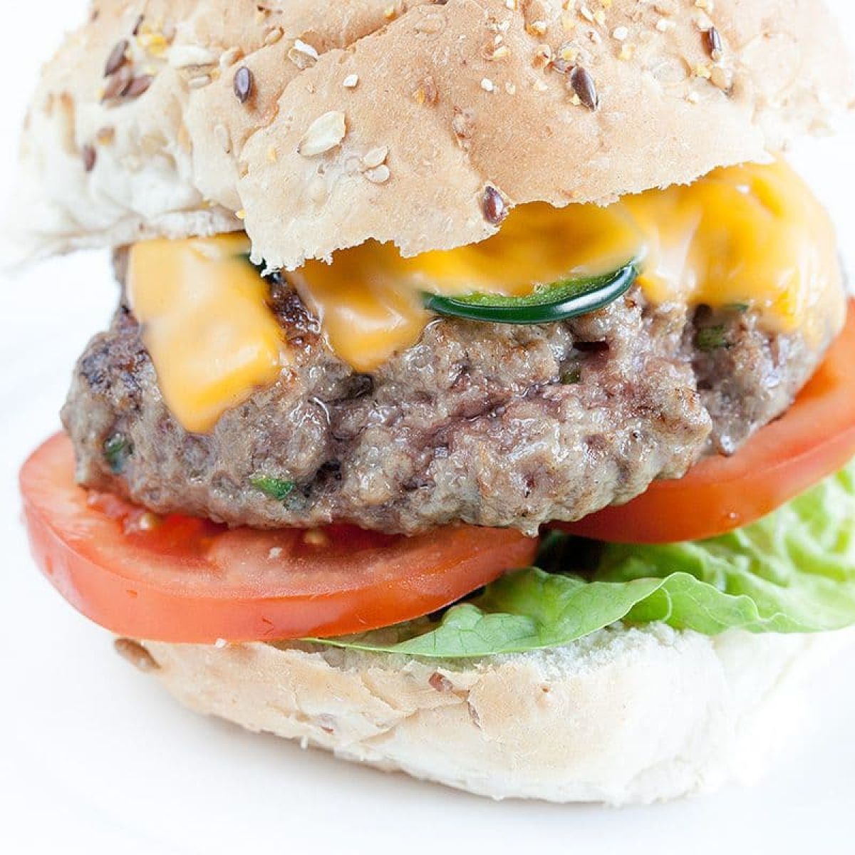 Jalapeño cheeseburger