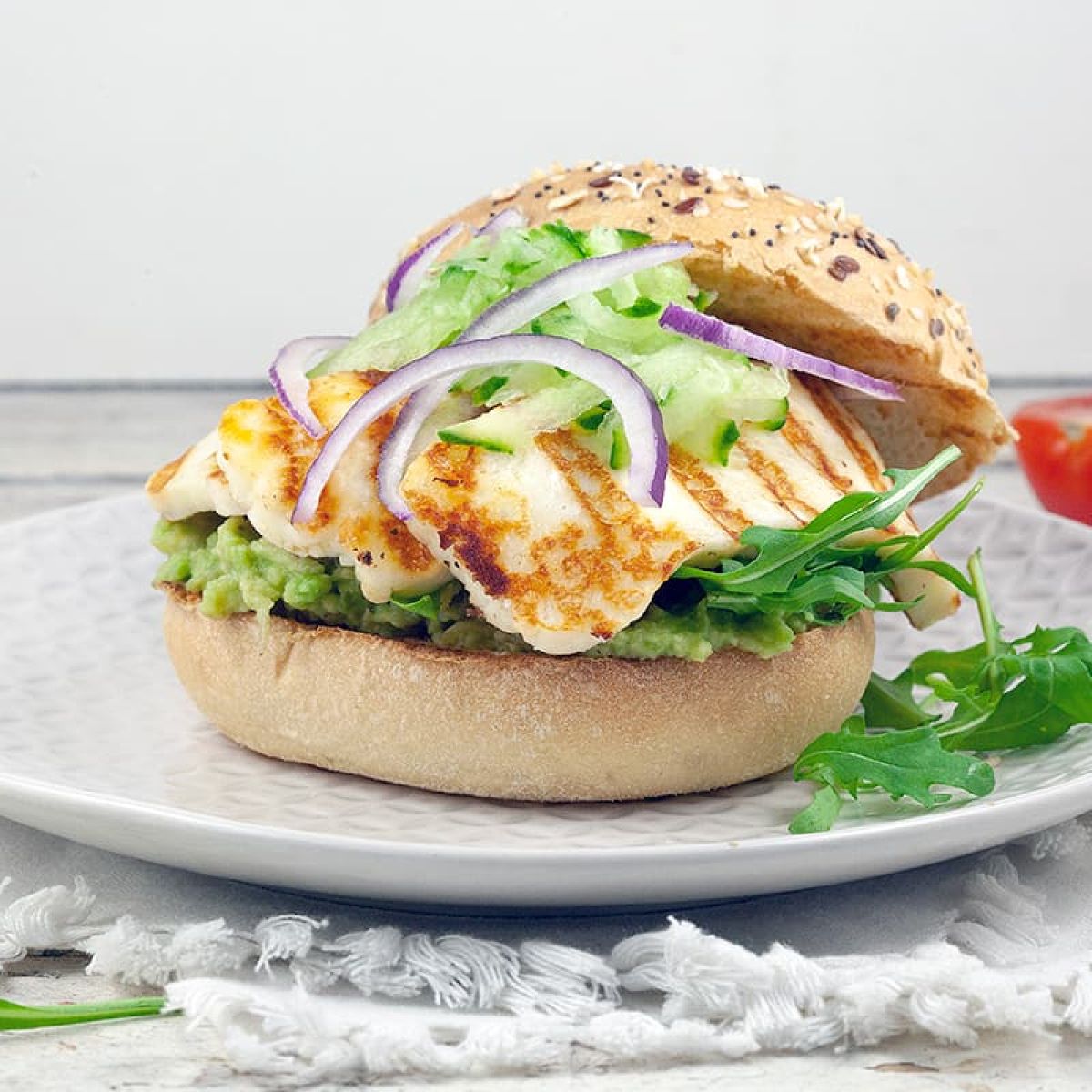 Halloumi burger