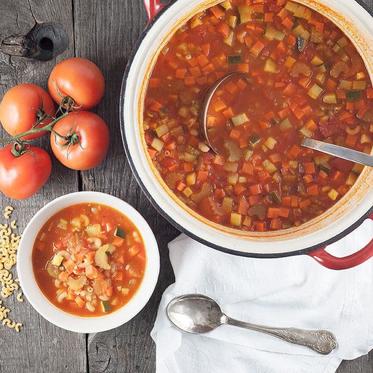 Minestrone soep