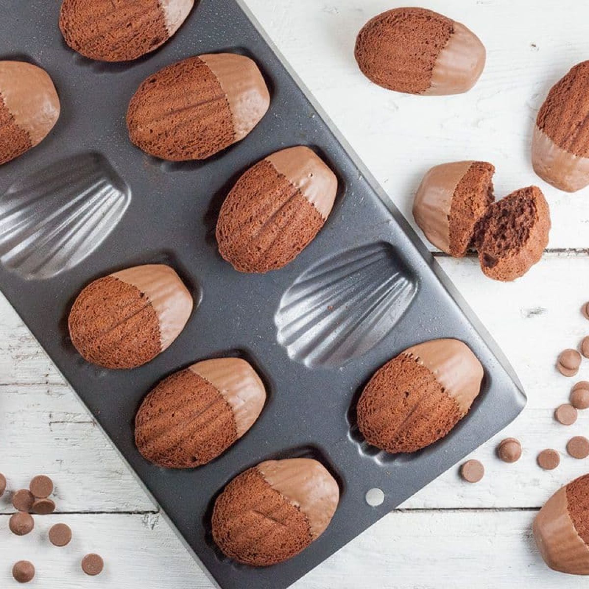 Chocolade madeleines