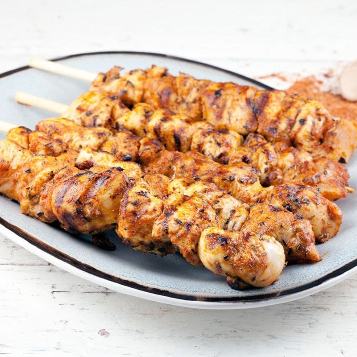 Kip cajun spiezen - ideaal voor op de barbecue