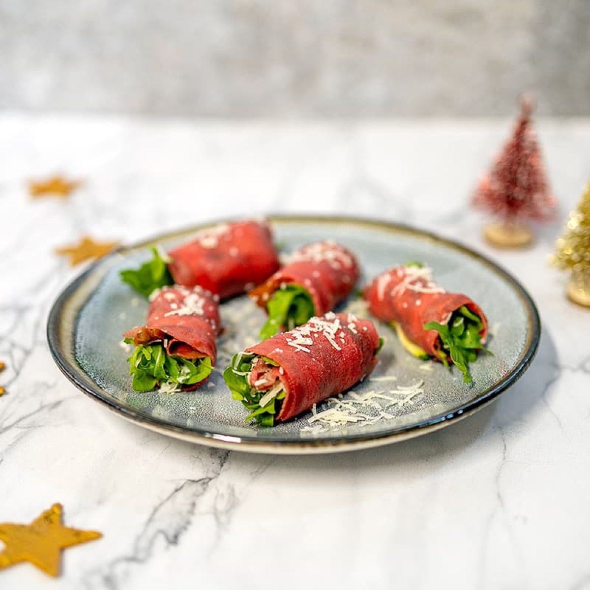 Carpaccio rolletjes