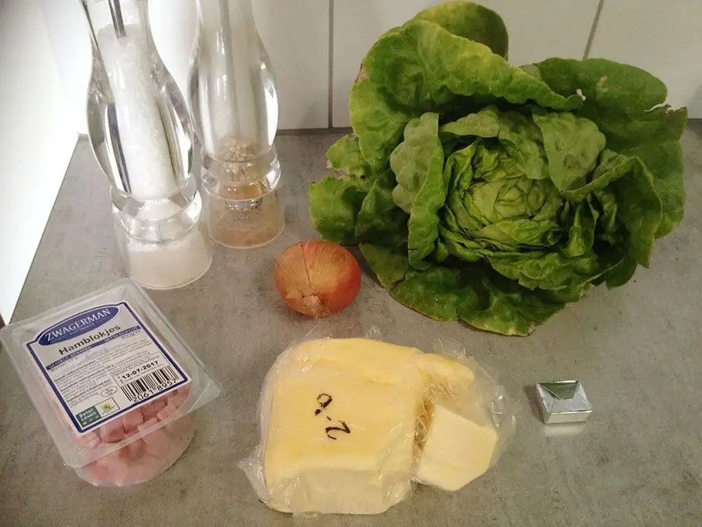 Stoofsla ingrediënten