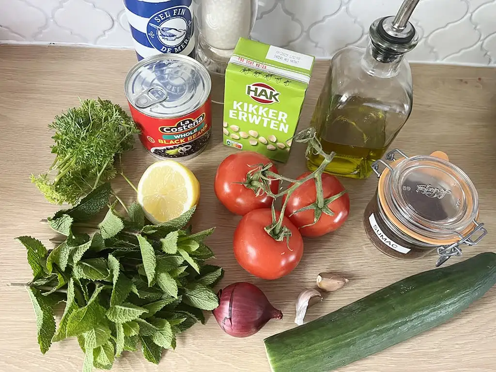 Balela salade ingrediënten