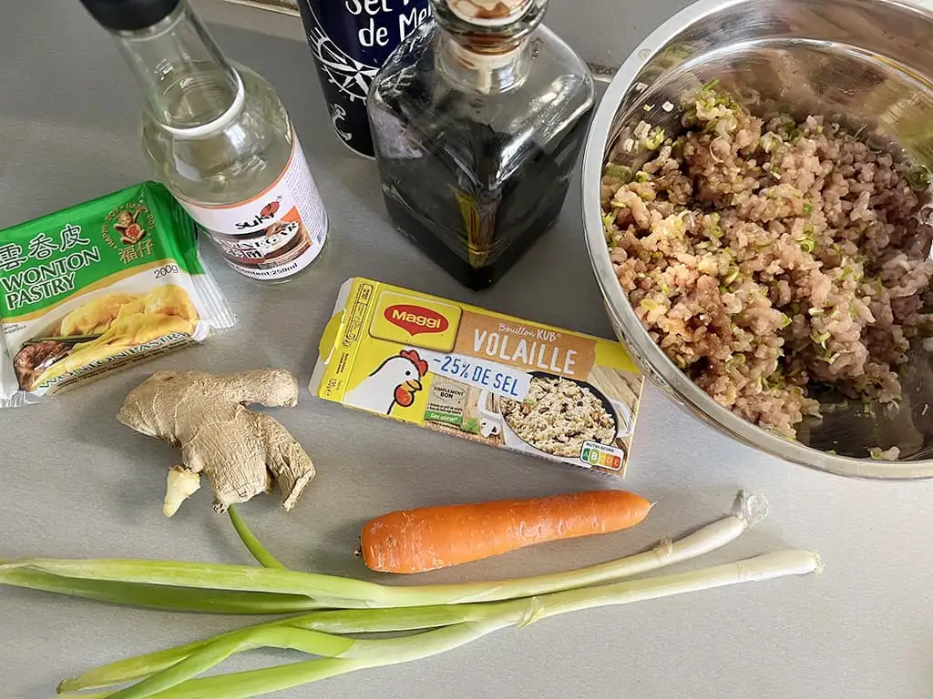 Siu Mai - Dim Sum ingrediënten