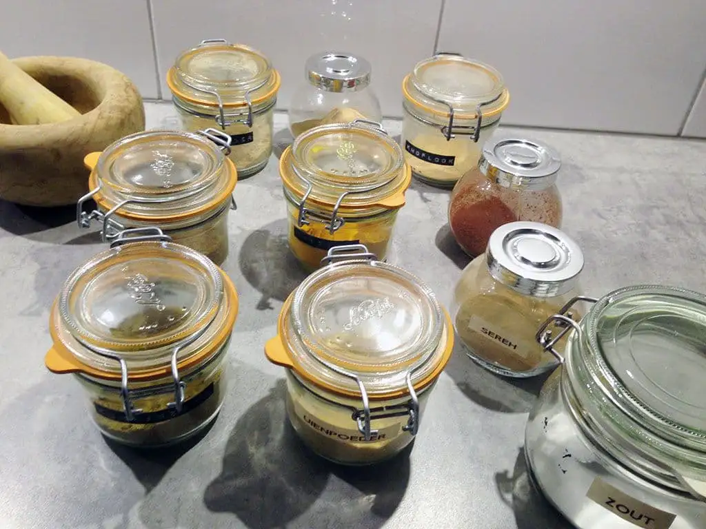 Zelf nasi kruiden maken ingrediënten