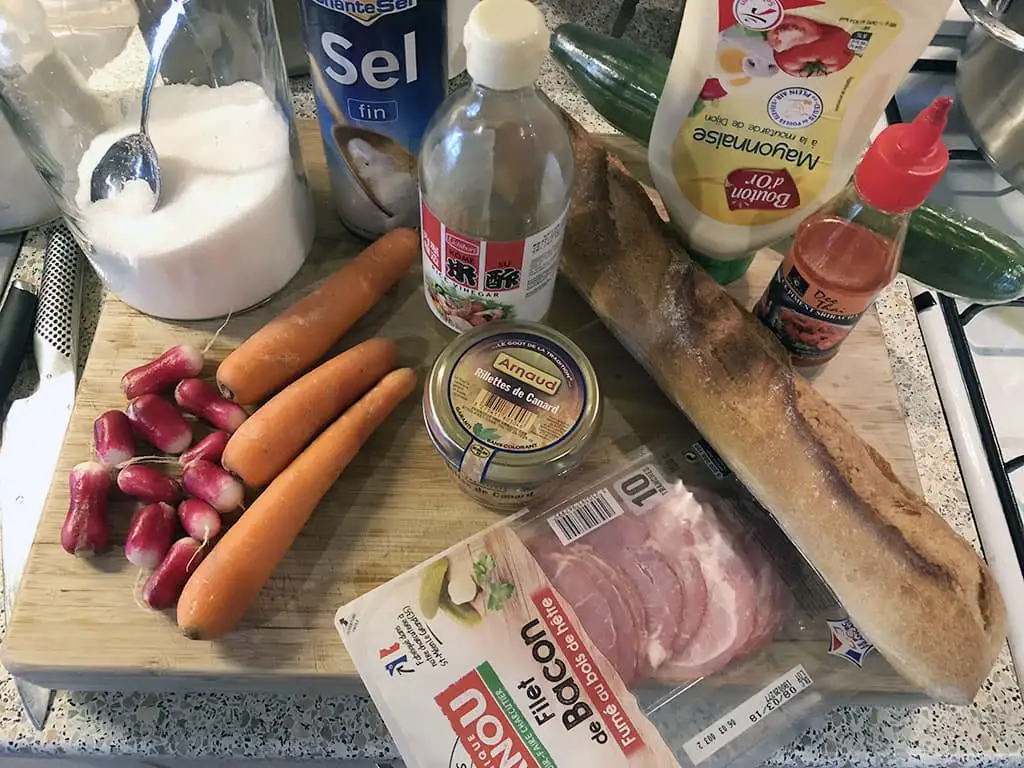 Bánh mì - Vietnamese broodjes ingrediënten