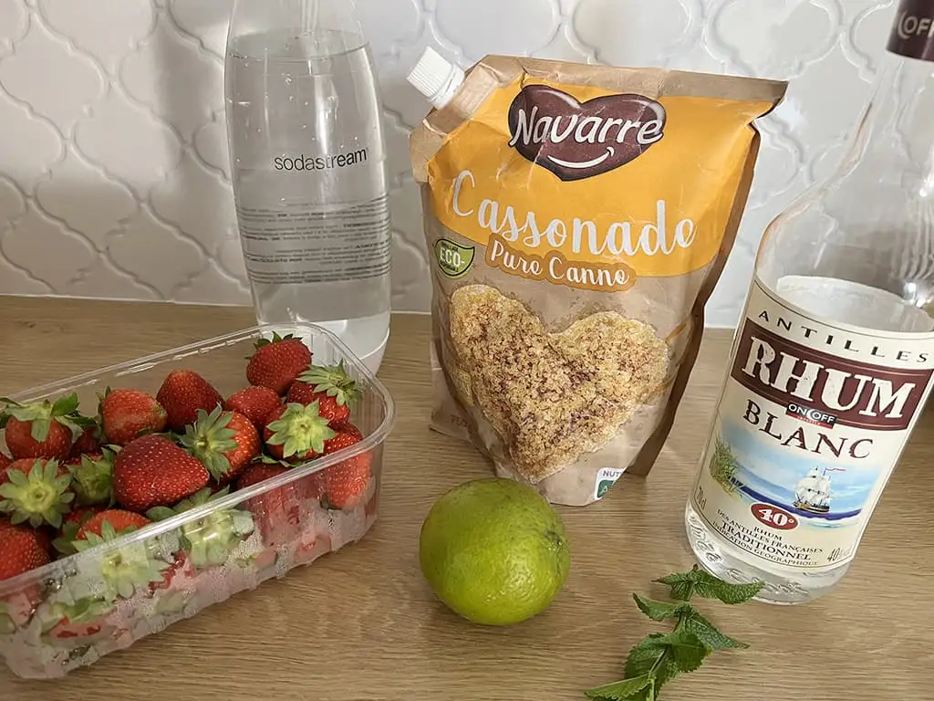 Strawberry Mojito ingrediënten
