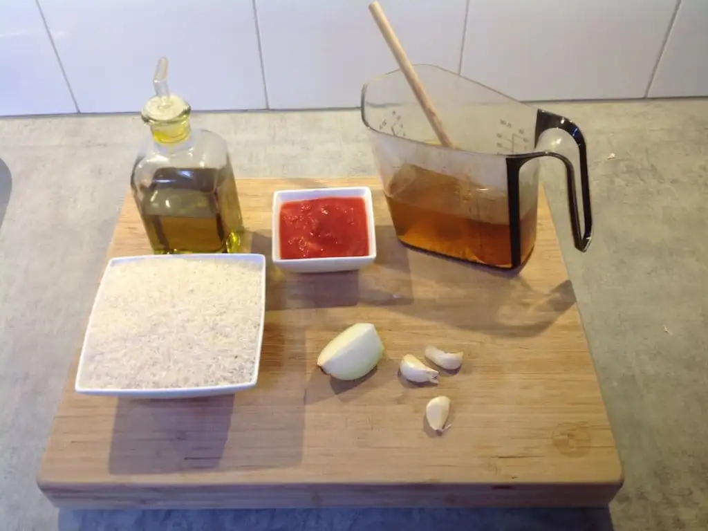 Spaanse rijst ingrediënten