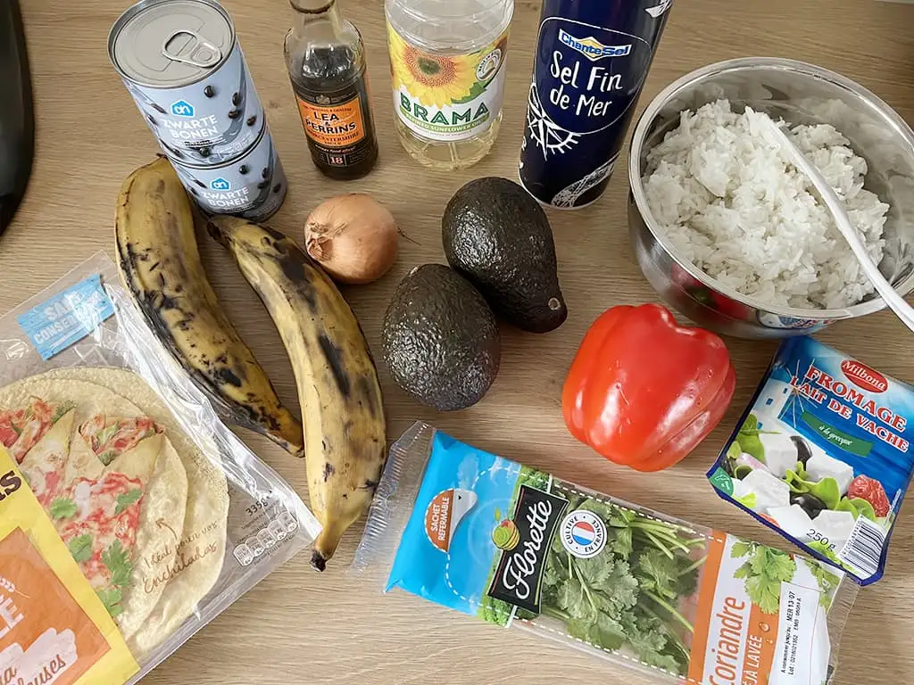 Gallo pinto ingrediënten